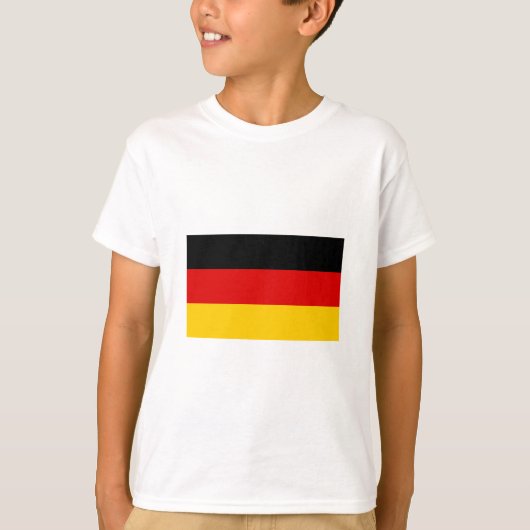T-shirt International de DRAPEAU de l'Allemagne (Devant)