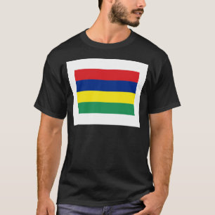 T-shirt International de DRAPEAU des Îles Maurice