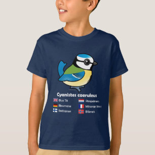 T-shirt International de mésange bleue
