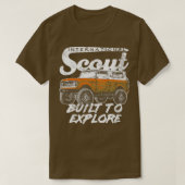 T-shirt International Harvard Scout II style rétro constru (Design devant)