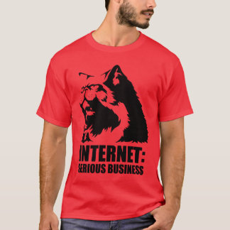 T-shirt Internet : Affaires sérieuses (T-shirt drôle de