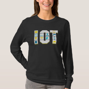 T-shirt Internet Des Objets Science Data Analytics Transfe