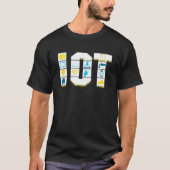 T-shirt Internet Des Objets Science Data Analytics Transfe (Devant)