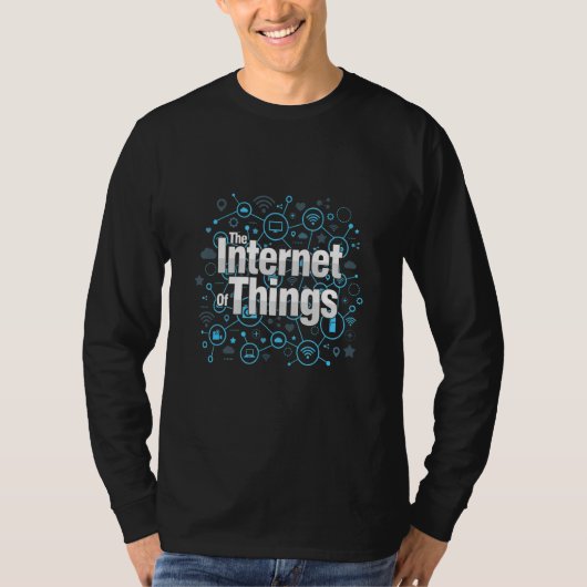 T-shirt Internet Des Objets Smart Data IoT Analytics Trans (Devant)