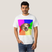 T-shirt Internet Meme de chien de conseil (Devant entier)