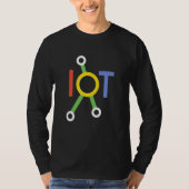 T-shirt Internet Of Things Science Iot Data Analytics Tran (Devant)