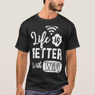 T-shirt Internet Routeur Wifi Mot De Passe Citations Ordin