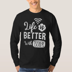 T-shirt Internet Routeur Wifi Mot De Passe Citations Ordin