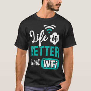 T-shirt Internet Routeur Wifi Mot De Passe Citations Ordin