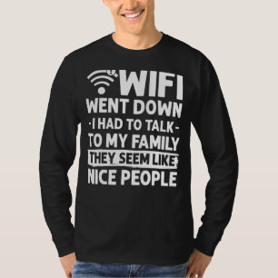 T-shirt Internet Routeur Wifi Mot De Passe Citations Ordin
