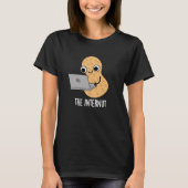 T-shirt Internut Funny Internet Peanut Pun Dark BG (Devant)