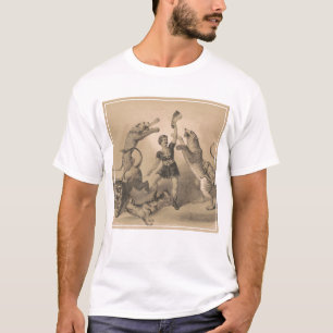 T-shirt Interprète De Cirque Debout Parmi Les Animaux Vici