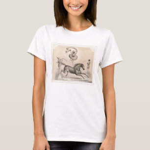 T-shirt Interprète De Cirque Qui Saute Sur Un Gros Ruban
