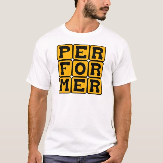 T-shirt Interprète, Figure de scène (Devant)