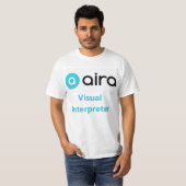 T-shirt Interprète visuel Aira (Devant entier)