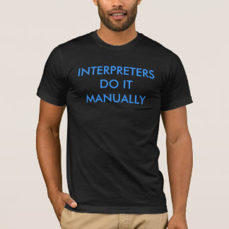 T-shirt Interprètes