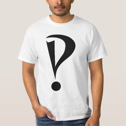 T-shirt Interrobang (Devant)