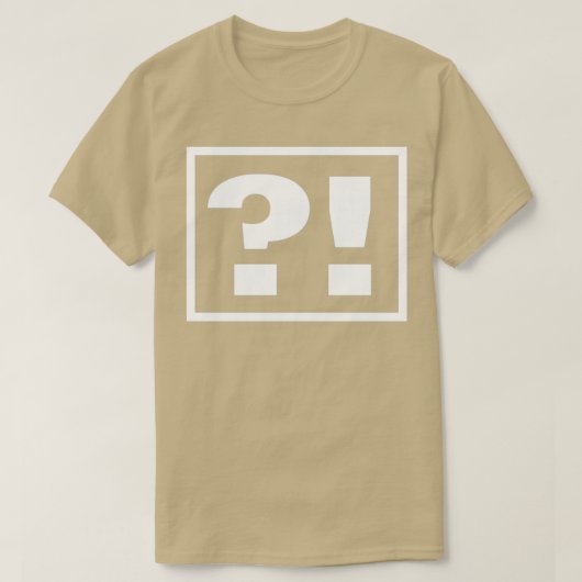 T-shirt Interroblanc (Design devant)
