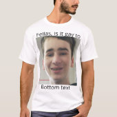 T-shirt Interrogation sur la lorne (Devant)