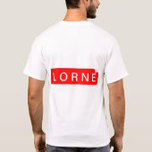 T-shirt Interrogation sur la lorne (Dos)