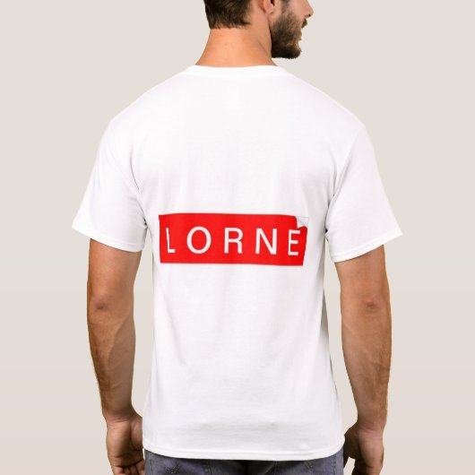 T-shirt Interrogation sur la lorne (Dos)