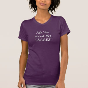 T-shirt Interrogez-moi au sujet de mes mèches