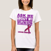 T-shirt Interrogez-moi au sujet de mon scotome de (Devant)