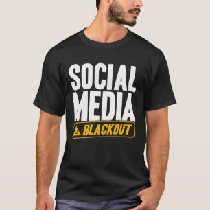 T-shirt Interruption des médias sociaux antisociaux Introd
