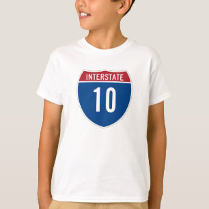 T-shirt Interstate 10