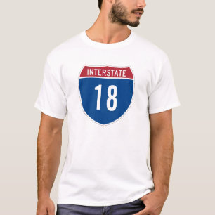 T-shirt Interstate 18