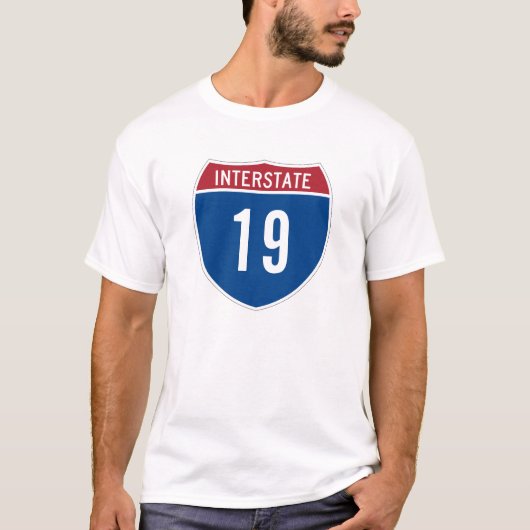 T-shirt Interstate 19 (Devant)