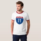 T-shirt Interstate 71 (Devant entier)