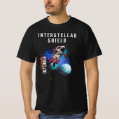 T-shirt Interstellar Shield Cosmic Defender (Devant)