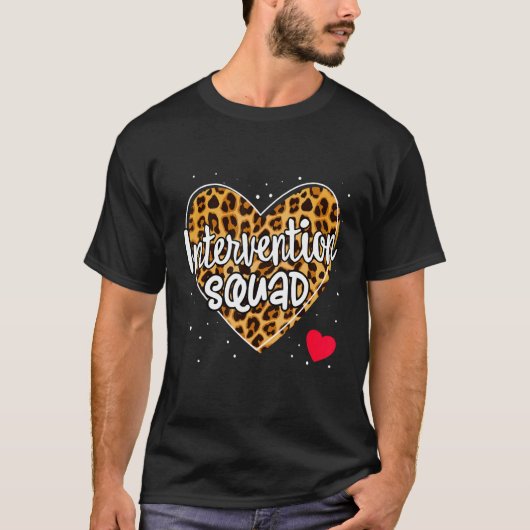 T-shirt Intervention de l'équipe RTI Enseignant Retour à l (Devant)