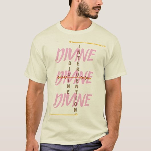T-Shirt INTERVENTION DIVINE (Devant)