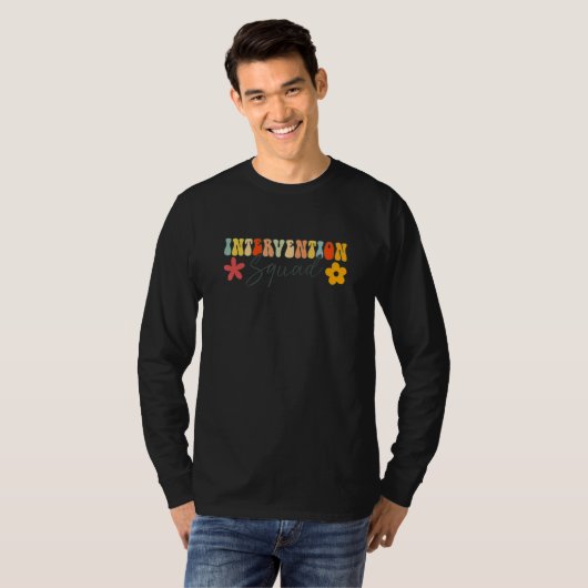 T-shirt Intervention Squad Paraprofessional SPED Teacher S (Devant entier)