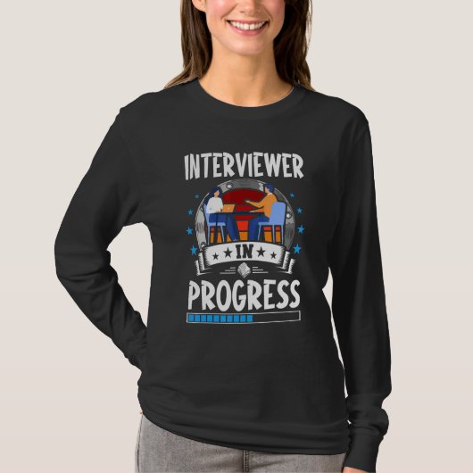 T-shirt Interviewer In Progress Trainee Student (Devant)