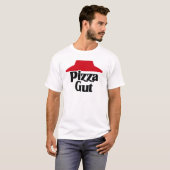 T-shirt Intestin de pizza (Devant entier)