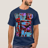 T-shirt Intimate Blue Summer Vibes orchestral music instru (Devant)