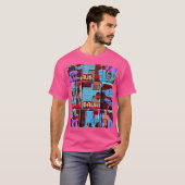 T-shirt Intimate Blue Summer Vibes orchestral music instru (Devant entier)