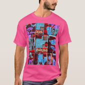 T-shirt Intimate Blue Summer Vibes orchestral music instru (Devant)