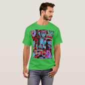 T-shirt Intimate Blue Summer Vibes orchestral music instru (Devant entier)