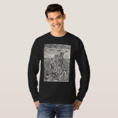 T-shirt Intimidation, dessin à l'encre indienne (Devant entier)