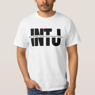 T-shirt INTJ mind MBTI humour Funny INTJ citation