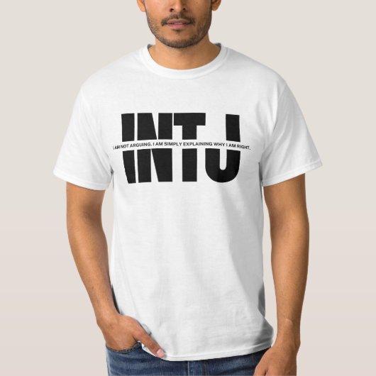 T-shirt INTJ mind MBTI humour Funny INTJ citation (Devant)