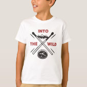 T-shirt Into the Wild Adventure Survie sauvage (Devant)