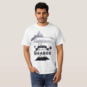 T-shirt INTO THE WILD - Happiness IS only réel when share