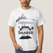 T-shirt INTO THE WILD - Happiness IS only réel when shared (Devant)