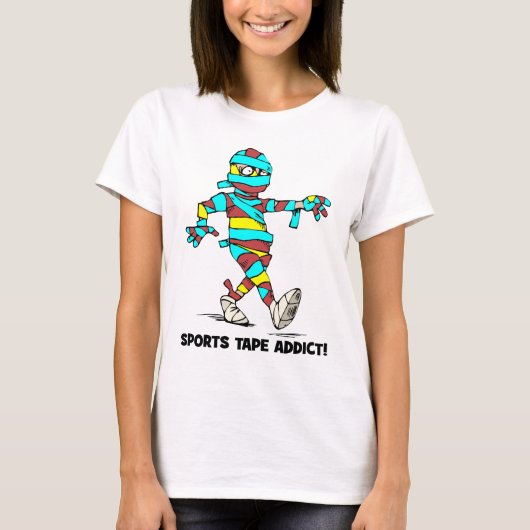 T-shirt intoxiqué de bande de sports (Devant)