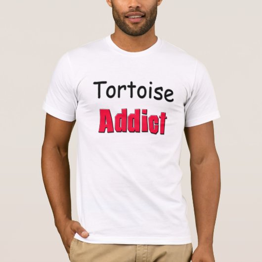 T-shirt Intoxiqué de tortue (Devant)